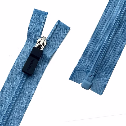 Nylon zipper with painted puller
